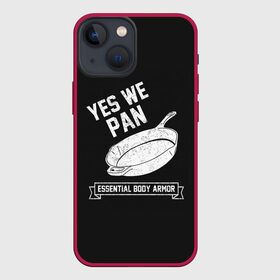 Чехол для iPhone 13 mini с принтом Yes We Pan в Петрозаводске,  |  | Тематика изображения на принте: pan | protection