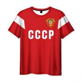 Мужская футболка 3D с принтом Сборная СССР 1988 в Петрозаводске, 100% полиэфир | прямой крой, круглый вырез горловины, длина до линии бедер | европы | россии | сборная | футбол | чемпионат мира