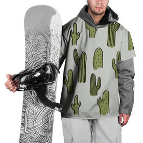 Накидка на куртку 3D с принтом Кактус в Петрозаводске, 100% полиэстер |  | Тематика изображения на принте: cactus | кактус