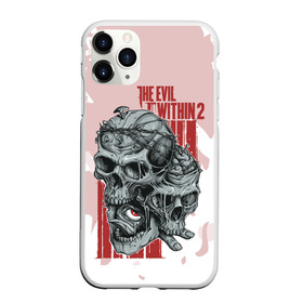 Чехол для iPhone 11 Pro матовый с принтом THE EVIL WITHIN 2 в Петрозаводске, Силикон |  | skull | череп