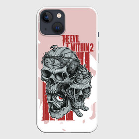 Чехол для iPhone 13 с принтом THE EVIL WITHIN 2 в Петрозаводске,  |  | Тематика изображения на принте: skull | череп