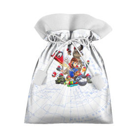 Подарочный 3D мешок с принтом Марио в Петрозаводске, 100% полиэстер | Размер: 29*39 см | Тематика изображения на принте: mario | nintendo | игра | луиджи | марио | нинтендо