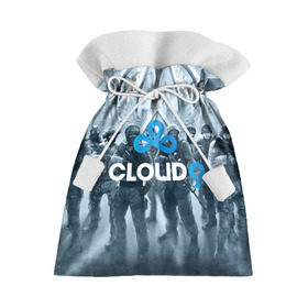 Подарочный 3D мешок с принтом CLOUD 9 CS GO в Петрозаводске, 100% полиэстер | Размер: 29*39 см | cloud 9 | counter strike | cs go | esports | team | известные | киберспорт | мировые | спорт