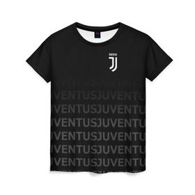Женская футболка 3D с принтом Juventus 2018 Original в Петрозаводске, 100% полиэфир ( синтетическое хлопкоподобное полотно) | прямой крой, круглый вырез горловины, длина до линии бедер | juventus | линии | спорт | футбол | футбольный клуб | ювентус