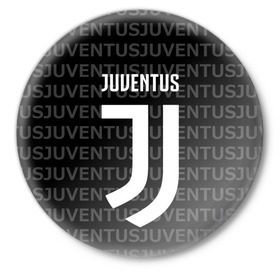 Значок с принтом Juventus 2018 Original в Петрозаводске,  металл | круглая форма, металлическая застежка в виде булавки | juventus | спорт | спортивные | футбол | футбольный клуб | ювентус