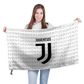 Флаг 3D с принтом Juventus 2018 Original в Петрозаводске, 100% полиэстер | плотность ткани — 95 г/м2, размер — 67 х 109 см. Принт наносится с одной стороны | juventus | спорт | спортивные | футбол | футбольный клуб | ювентус