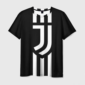 Мужская футболка 3D с принтом Juventus 2018 Original в Петрозаводске, 100% полиэфир | прямой крой, круглый вырез горловины, длина до линии бедер | cr7 | fc juventus | football | juve | juventus | ronaldo | sport | роналдо | спорт | футбол | ювентус