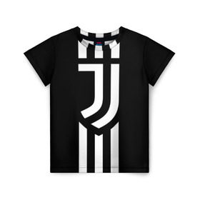Детская футболка 3D с принтом Juventus 2018 Original в Петрозаводске, 100% гипоаллергенный полиэфир | прямой крой, круглый вырез горловины, длина до линии бедер, чуть спущенное плечо, ткань немного тянется | cr7 | fc juventus | football | juve | juventus | ronaldo | sport | роналдо | спорт | футбол | ювентус