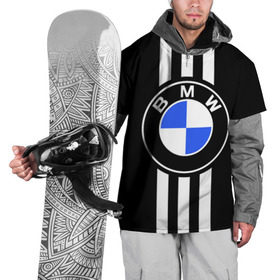 Накидка на куртку 3D с принтом BMW SPORTWEAR в Петрозаводске, 100% полиэстер |  | bmw | автомобильные | бмв | машины