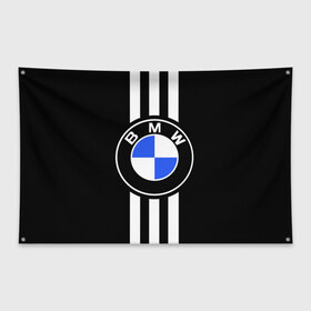 Флаг-баннер с принтом BMW SPORTWEAR в Петрозаводске, 100% полиэстер | размер 67 х 109 см, плотность ткани — 95 г/м2; по краям флага есть четыре люверса для крепления | bmw | автомобильные | бмв | машины