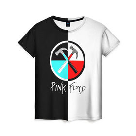Женская футболка 3D с принтом Pink Floyd в Петрозаводске, 100% полиэфир ( синтетическое хлопкоподобное полотно) | прямой крой, круглый вырез горловины, длина до линии бедер | pink floyd | pinkfloyd | арт | артрок | группа | дэвид гилмор | пинк флойд | пинкфлойд | прогрессивный | психоделический | рок | сид барретт | симфонический | спэйс | эйсид | экспериментальный