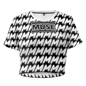Женская футболка 3D укороченная с принтом Muse в Петрозаводске, 100% полиэстер | круглая горловина, длина футболки до линии талии, рукава с отворотами | muse | альтернативный | группа | доминик ховард | крис уолстенхолм | мосе | моус | моусе | муз | муза | музе | музыка | мусе | мэттью беллами | прогрессивный | рок | симфонический | спейс | спейсрок
