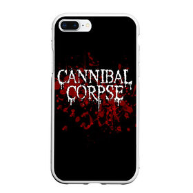 Чехол для iPhone 7Plus/8 Plus матовый с принтом Cannibal Corpse в Петрозаводске, Силикон | Область печати: задняя сторона чехла, без боковых панелей | cannibal corpse | logo | metal | music | rock | лого | логотип | метал | музыка | рок