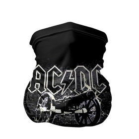 Бандана-труба 3D с принтом AC/DC в Петрозаводске, 100% полиэстер, ткань с особыми свойствами — Activecool | плотность 150‒180 г/м2; хорошо тянется, но сохраняет форму | ас | ац | диси | дс | дц | исидиси | эйси