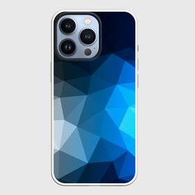 Чехол для iPhone 13 Pro с принтом GrayBlue collection abstract в Петрозаводске,  |  | Тематика изображения на принте: abstraction | geometry | polygon | абстракция | геометрия | грань | краски | кубик | кубики | линии | мозаика | полигон | разноцветные | ребро | текстура | тени | узор