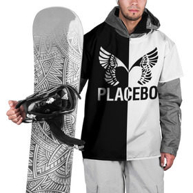 Накидка на куртку 3D с принтом Placebo в Петрозаводске, 100% полиэстер |  | placebo | альтернативный | инди | индирок | плацебо | рок