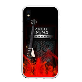 Чехол для iPhone XS Max матовый с принтом Arch Enemy в Петрозаводске, Силикон | Область печати: задняя сторона чехла, без боковых панелей | arch enemy | logo | metal | music | rock | лого | логотип | метал | музыка | рок