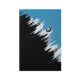 Обложка для паспорта матовая кожа с принтом BMW в Петрозаводске, натуральная матовая кожа | размер 19,3 х 13,7 см; прозрачные пластиковые крепления | bmw | car | race | авто | бмв | гонки | краска | марка | машина