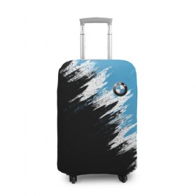 Чехол для чемодана 3D с принтом BMW в Петрозаводске, 86% полиэфир, 14% спандекс | двустороннее нанесение принта, прорези для ручек и колес | bmw | car | race | авто | бмв | гонки | краска | марка | машина