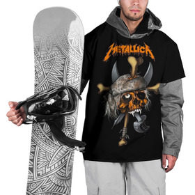 Накидка на куртку 3D с принтом Metallica в Петрозаводске, 100% полиэстер |  | 