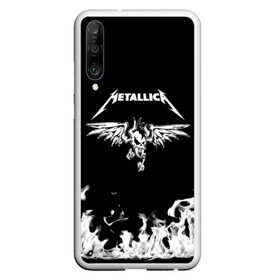 Чехол для Honor P30 с принтом Metallica в Петрозаводске, Силикон | Область печати: задняя сторона чехла, без боковых панелей | metallica | группа | джеймс хэтфилд | кирк хэмметт | ларс ульрих | метал | металика | металлика | миталика | музыка | роберт трухильо | рок | трэш | трэшметал | хард | хардрок | хеви | хевиметал