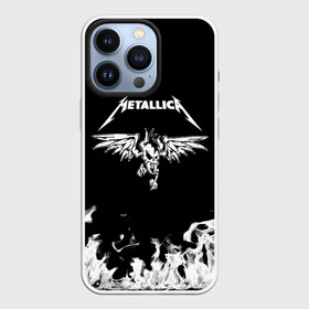 Чехол для iPhone 13 Pro с принтом Metallica в Петрозаводске,  |  | Тематика изображения на принте: metallica | группа | джеймс хэтфилд | кирк хэмметт | ларс ульрих | метал | металика | металлика | миталика | музыка | роберт трухильо | рок | трэш | трэшметал | хард | хардрок | хеви | хевиметал