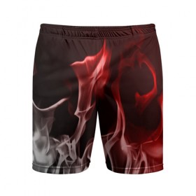 Мужские шорты 3D спортивные с принтом Огонь и дым в Петрозаводске,  |  | fire | flame | in fire | smoke | в огне | дым | огненный | огонь | текстуры