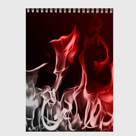 Скетчбук с принтом Огонь и дым в Петрозаводске, 100% бумага
 | 48 листов, плотность листов — 100 г/м2, плотность картонной обложки — 250 г/м2. Листы скреплены сверху удобной пружинной спиралью | Тематика изображения на принте: fire | flame | in fire | smoke | в огне | дым | огненный | огонь | текстуры