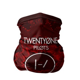 Бандана-труба 3D с принтом TWENTY ONE PILOTS COLECTION в Петрозаводске, 100% полиэстер, ткань с особыми свойствами — Activecool | плотность 150‒180 г/м2; хорошо тянется, но сохраняет форму | 