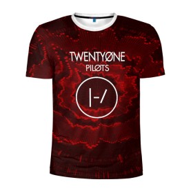 Мужская футболка 3D спортивная с принтом TWENTY ONE PILOTS COLECTION в Петрозаводске, 100% полиэстер с улучшенными характеристиками | приталенный силуэт, круглая горловина, широкие плечи, сужается к линии бедра | Тематика изображения на принте: 