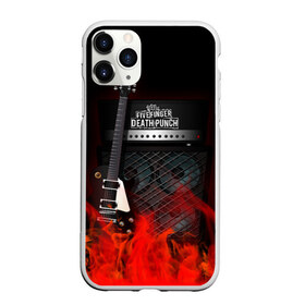 Чехол для iPhone 11 Pro матовый с принтом Five Finger Death Punch в Петрозаводске, Силикон |  | Тематика изображения на принте: five finger death punch | logo | metal | music | rock | лого | логотип | метал | музыка | рок