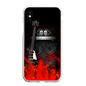 Чехол для iPhone XS Max матовый с принтом Marilyn Manson в Петрозаводске, Силикон | Область печати: задняя сторона чехла, без боковых панелей | logo | marilyn manson | metal | music | rock | лого | логотип | метал | музыка | рок