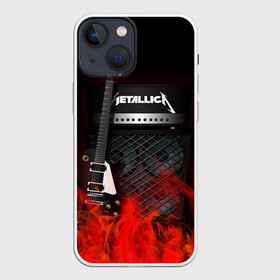 Чехол для iPhone 13 mini с принтом Metallica в Петрозаводске,  |  | logo | metal | metallica | music | rock | лого | логотип | метал | металика | металлика | музыка | рок