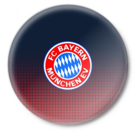 Значок с принтом FC Bayern 2018 Original в Петрозаводске,  металл | круглая форма, металлическая застежка в виде булавки | Тематика изображения на принте: bayern | fc | бавария | спорт | спортивные | футбол | футбольный клуб