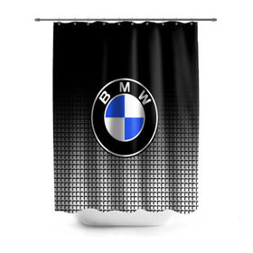 Штора 3D для ванной с принтом BMW 2018 Black and White IV в Петрозаводске, 100% полиэстер | плотность материала — 100 г/м2. Стандартный размер — 146 см х 180 см. По верхнему краю — пластиковые люверсы для креплений. В комплекте 10 пластиковых колец | bmw | автомобильные | бмв | машины
