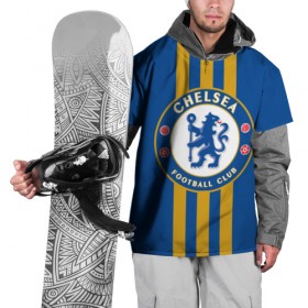 Накидка на куртку 3D с принтом Chelsea 2018 Gold Line в Петрозаводске, 100% полиэстер |  | Тематика изображения на принте: chelsea | fc | спорт | спортивные | футбол | футбольный клуб | челси