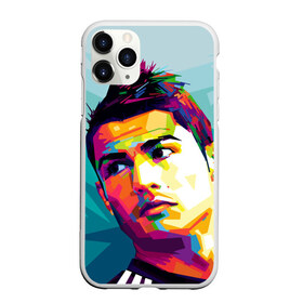 Чехол для iPhone 11 Pro матовый с принтом Cristiano Ronaldo в Петрозаводске, Силикон |  | криштиану | реал мадрид | роналду