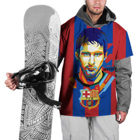 Накидка на куртку 3D с принтом Lionel Messi в Петрозаводске, 100% полиэстер |  | Тематика изображения на принте: barcelona | lionel | messi | барселона | лионель | месси | поп арт