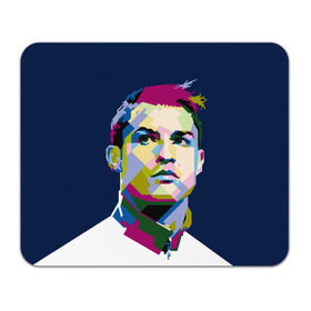 Коврик прямоугольный с принтом Cristiano Ronaldo в Петрозаводске, натуральный каучук | размер 230 х 185 мм; запечатка лицевой стороны | криштиану | реал мадрид | роналду
