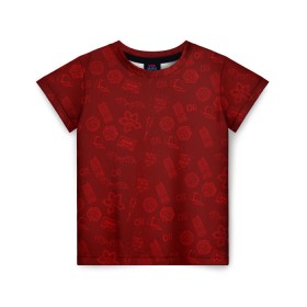 Детская футболка 3D с принтом Очень Странные дела Бомбинг в Петрозаводске, 100% гипоаллергенный полиэфир | прямой крой, круглый вырез горловины, длина до линии бедер, чуть спущенное плечо, ткань немного тянется | stranger things | паттерн | триллер