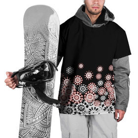 Накидка на куртку 3D с принтом С новым годом! в Петрозаводске, 100% полиэстер |  | зима | игрушки | лед | праздник | снежинка | узор | украшения