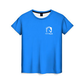 Женская футболка 3D с принтом Team Liquid Uniform в Петрозаводске, 100% полиэфир ( синтетическое хлопкоподобное полотно) | прямой крой, круглый вырез горловины, длина до линии бедер | dota | dota 2 | rpg | support | team | team liquid | дизайн | дота | игры | известные | киберспорт | логотип | спорт | униформа | эмблема