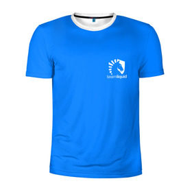 Мужская футболка 3D спортивная с принтом Team Liquid Uniform в Петрозаводске, 100% полиэстер с улучшенными характеристиками | приталенный силуэт, круглая горловина, широкие плечи, сужается к линии бедра | dota | dota 2 | rpg | support | team | team liquid | дизайн | дота | игры | известные | киберспорт | логотип | спорт | униформа | эмблема
