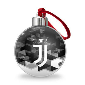 Ёлочный шар с принтом Juventus 2018 Geometry Sport в Петрозаводске, Пластик | Диаметр: 77 мм | juventus | спорт | спортивные | футбол | футбольный клуб | ювентус