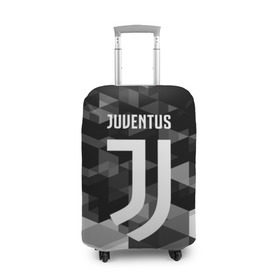 Чехол для чемодана 3D с принтом Juventus 2018 Geometry Sport в Петрозаводске, 86% полиэфир, 14% спандекс | двустороннее нанесение принта, прорези для ручек и колес | juventus | спорт | спортивные | футбол | футбольный клуб | ювентус