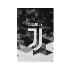 Обложка для паспорта матовая кожа с принтом Juventus 2018 Geometry Sport в Петрозаводске, натуральная матовая кожа | размер 19,3 х 13,7 см; прозрачные пластиковые крепления | juventus | спорт | спортивные | футбол | футбольный клуб | ювентус