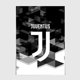 Постер с принтом Juventus 2018 Geometry Sport в Петрозаводске, 100% бумага
 | бумага, плотность 150 мг. Матовая, но за счет высокого коэффициента гладкости имеет небольшой блеск и дает на свету блики, но в отличии от глянцевой бумаги не покрыта лаком | juventus | спорт | спортивные | футбол | футбольный клуб | ювентус