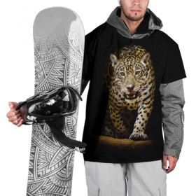 Накидка на куртку 3D с принтом Leopard в Петрозаводске, 100% полиэстер |  | Тематика изображения на принте: дикая кошка | зверь | клыки | кот | леопард | оскал | пантера | природа | хищник | ягуар