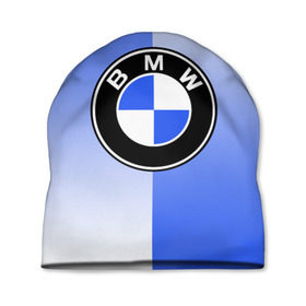 Шапка 3D с принтом BMW brand color в Петрозаводске, 100% полиэстер | универсальный размер, печать по всей поверхности изделия | 