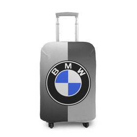 Чехол для чемодана 3D с принтом BMW 2018 Reverse в Петрозаводске, 86% полиэфир, 14% спандекс | двустороннее нанесение принта, прорези для ручек и колес | bmw | автомобиль | автомобильные | бмв | машины
